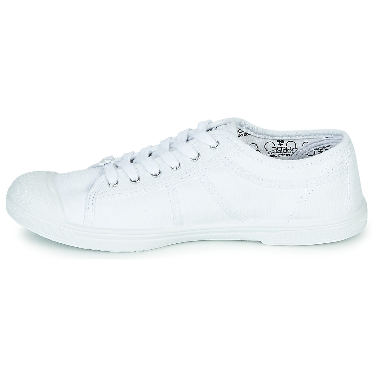 Sneakers basse Donna Le Temps des Cerises BASIC LACE Bianco
