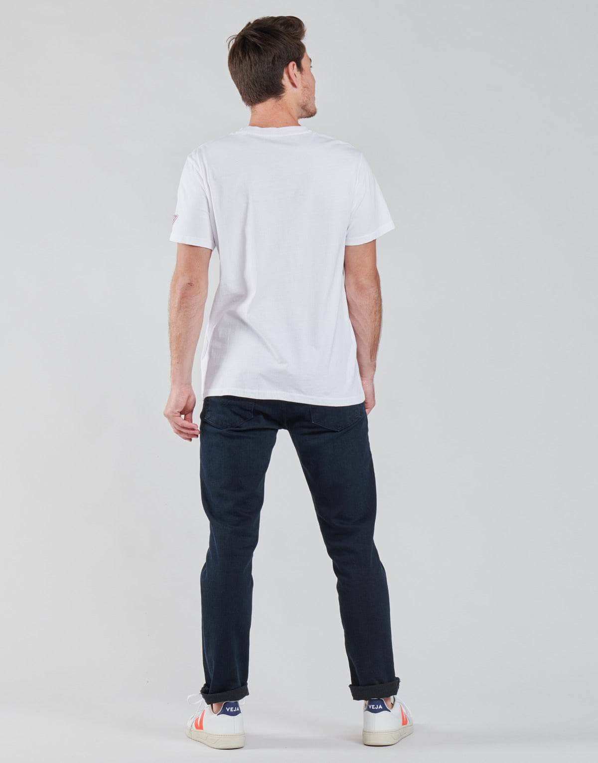 T-shirt Uomo Guess SURF HOUSE CN SS TEE Bianco