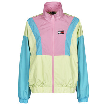giacca a vento Donna Tommy Jeans TJW COLORBLOCK ZIP THROUGH Multicolore