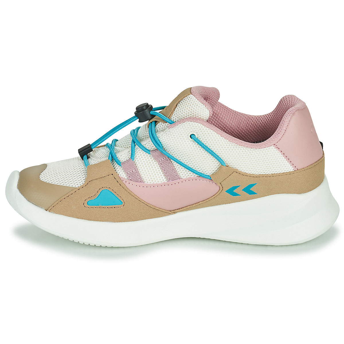 Scarpe bambini ragazza hummel BOUNCE RUNNER TEX JR Beige