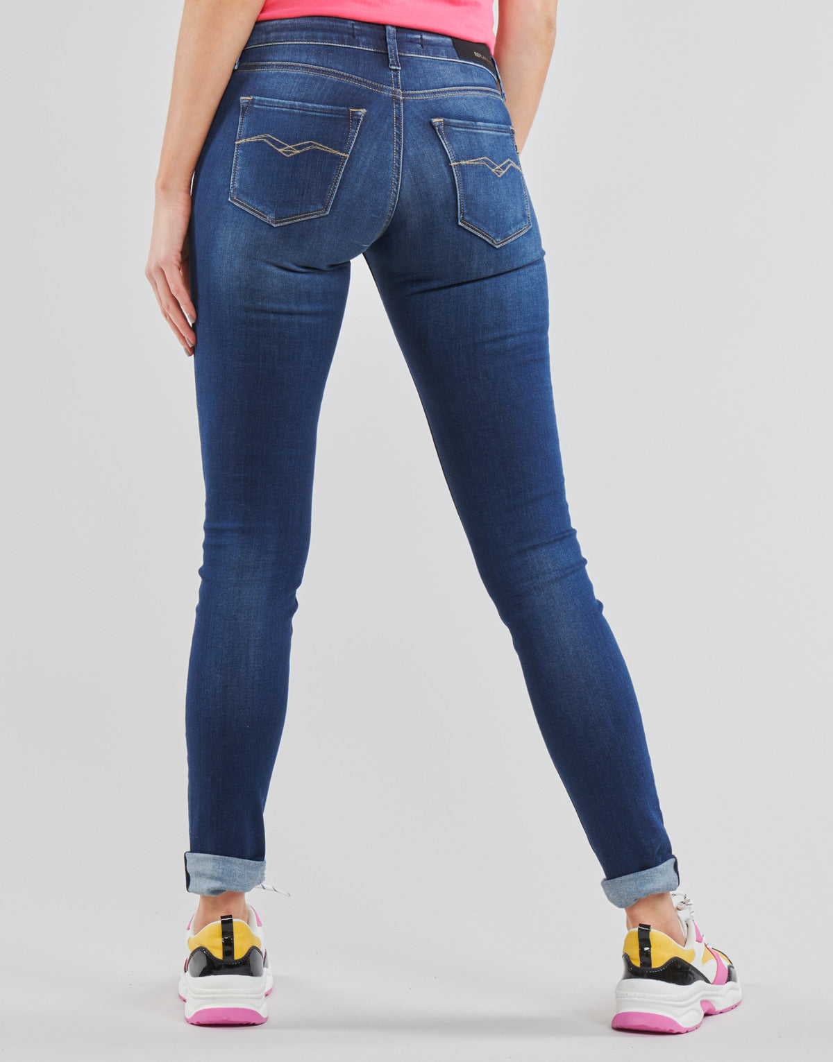 Jeans skynny Donna Replay NEW LUZ Blu