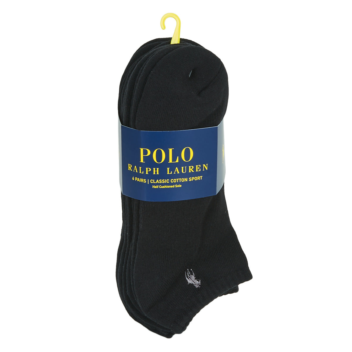 Calzini bassi Uomo Polo Ralph Lauren ASX117 X6 Nero