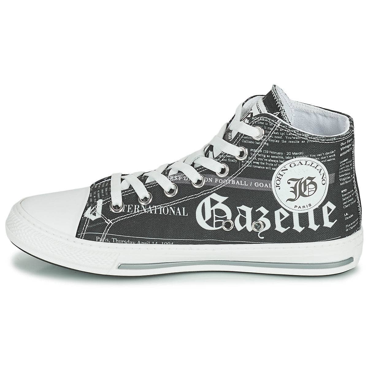 Sneakers alte Donna John Galliano GERMAINE Nero