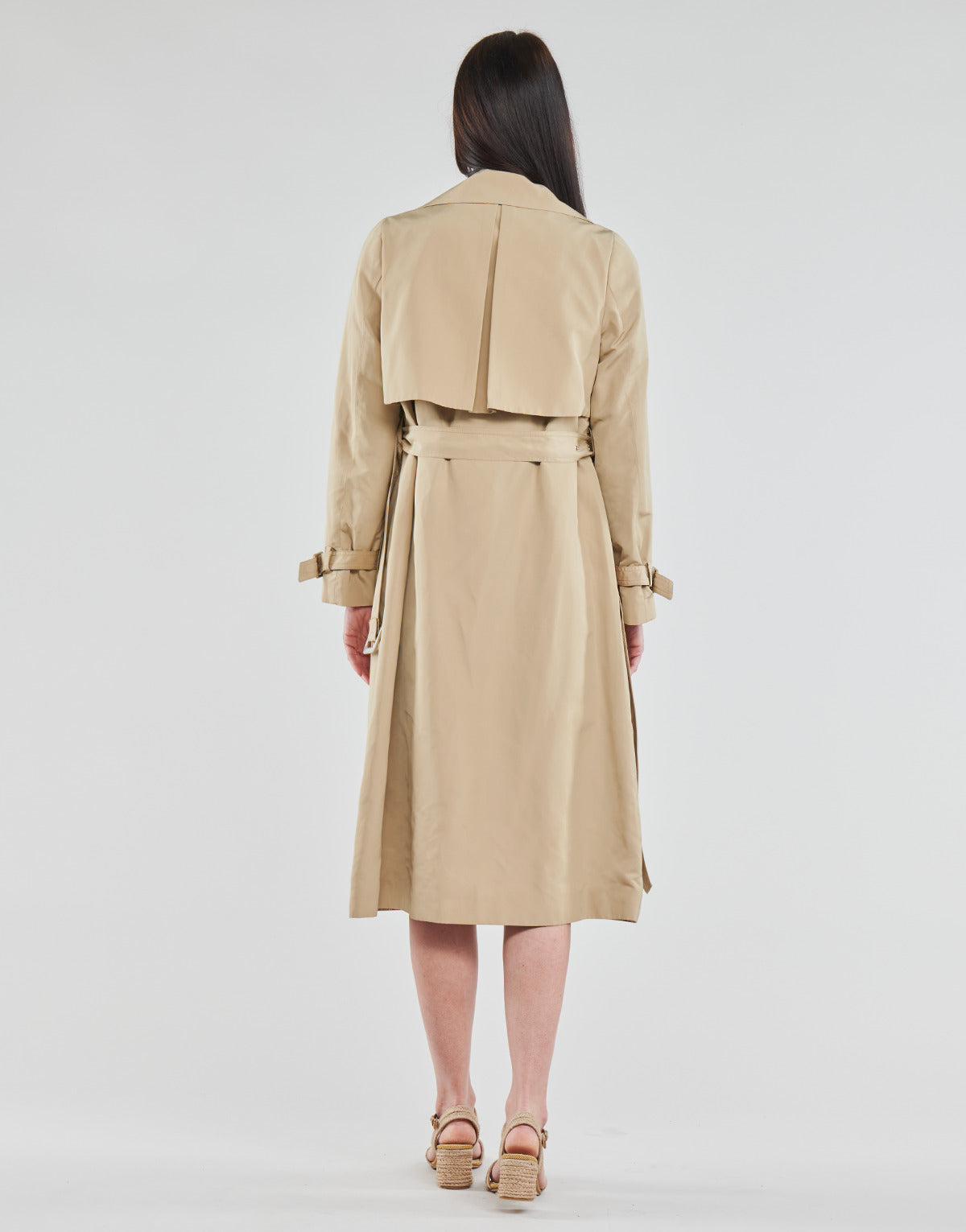 Trench Donna Esprit TRENCH NYLON LNG Beige