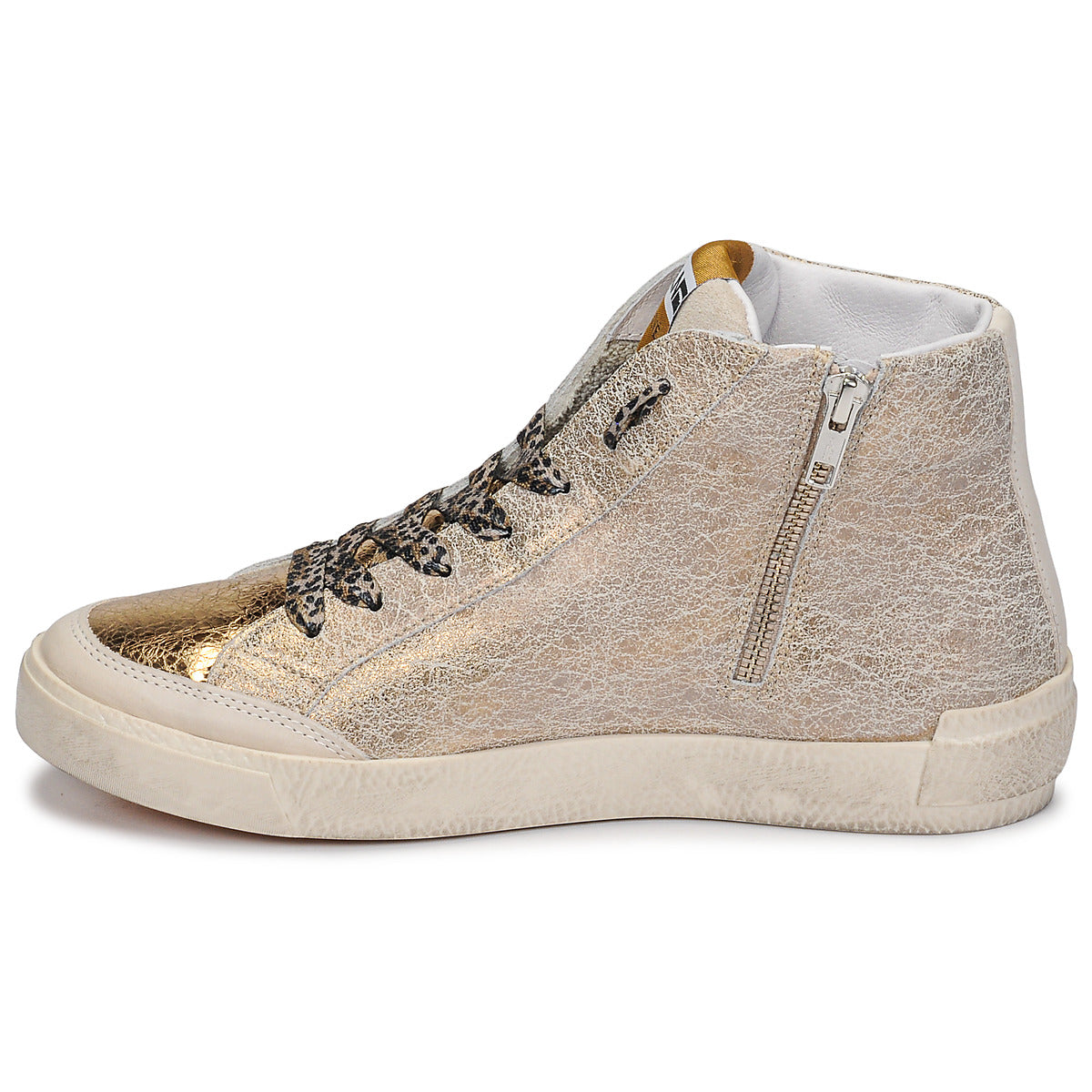 Sneakers alte Donna Meline NK1384 Oro