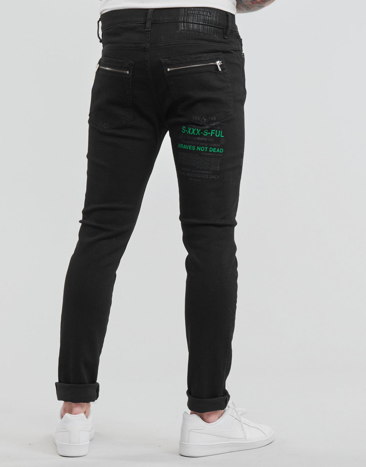 Jeans skynny Uomo Diesel D-AMNY-SP4 Nero