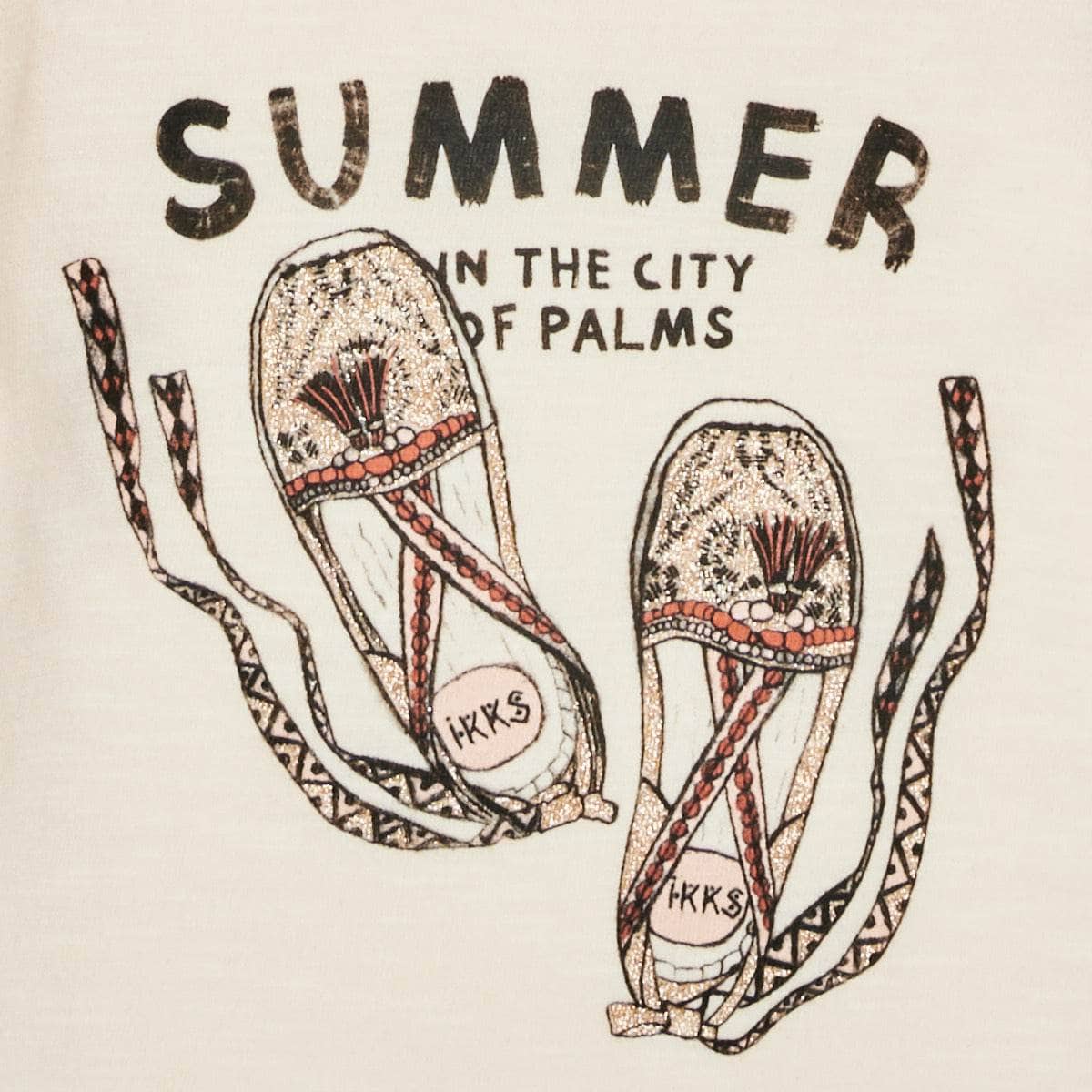 T-shirt ragazza Ikks XS10090-11 Bianco