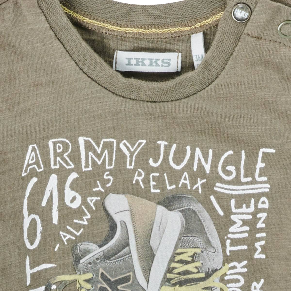 T-shirt ragazzo Ikks XS10141-57 Kaki