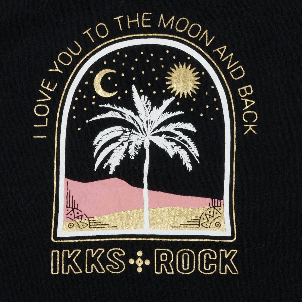 T-shirt ragazza Ikks XS10012-02-C Nero