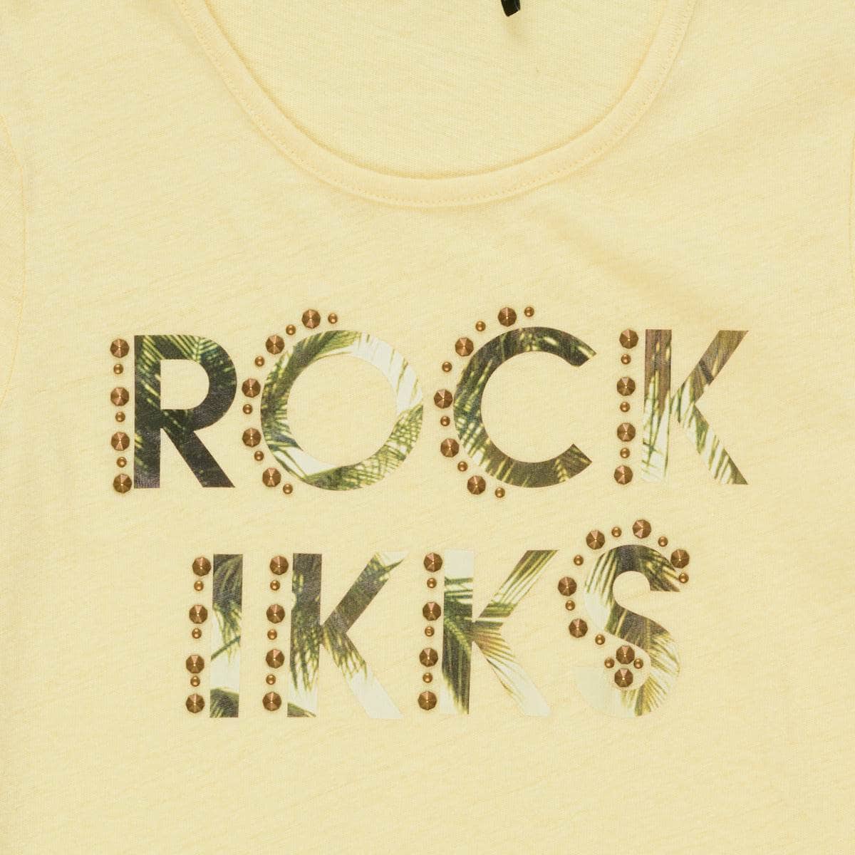 T-shirt ragazza Ikks XS10182-73-J Giallo