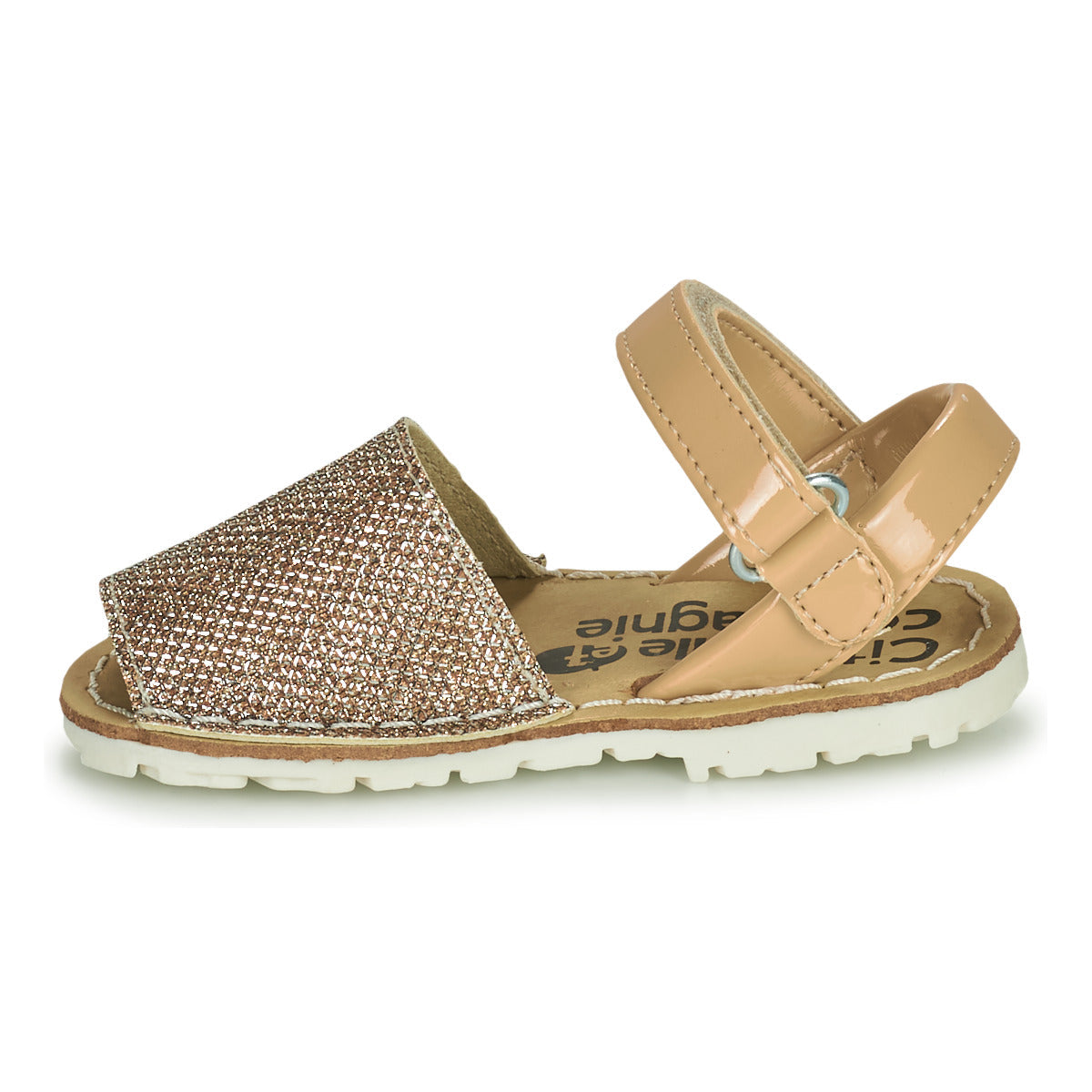 Sandali bambini ragazza Citrouille et Compagnie SQUOUBEL Beige