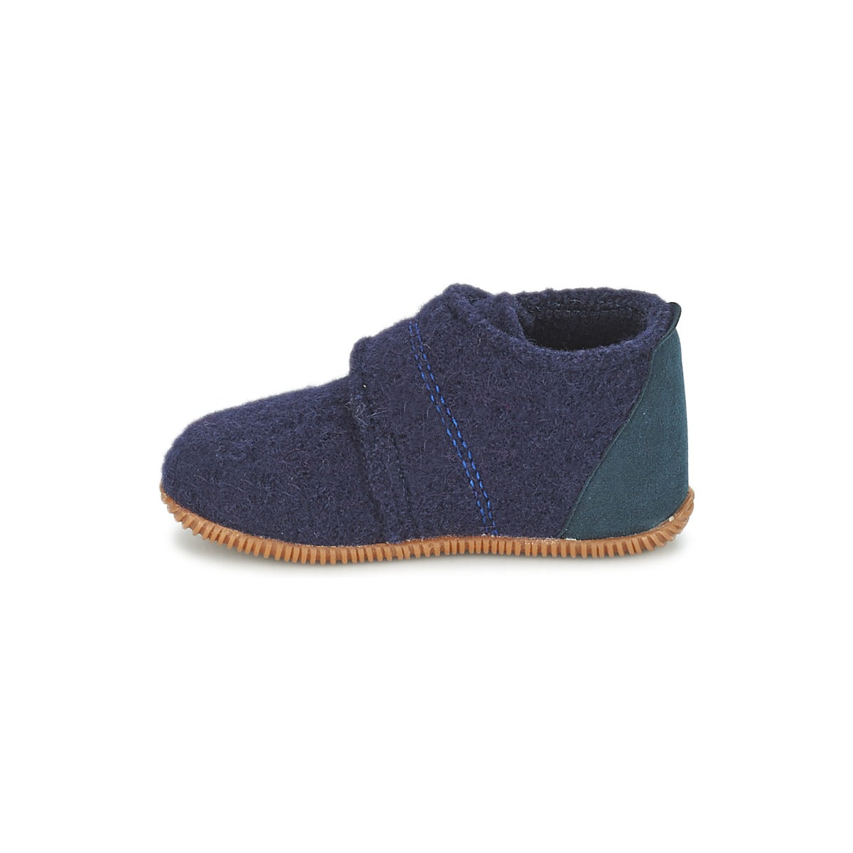 Pantofole bambini ragazza Giesswein OBERSTAUFEN Blu