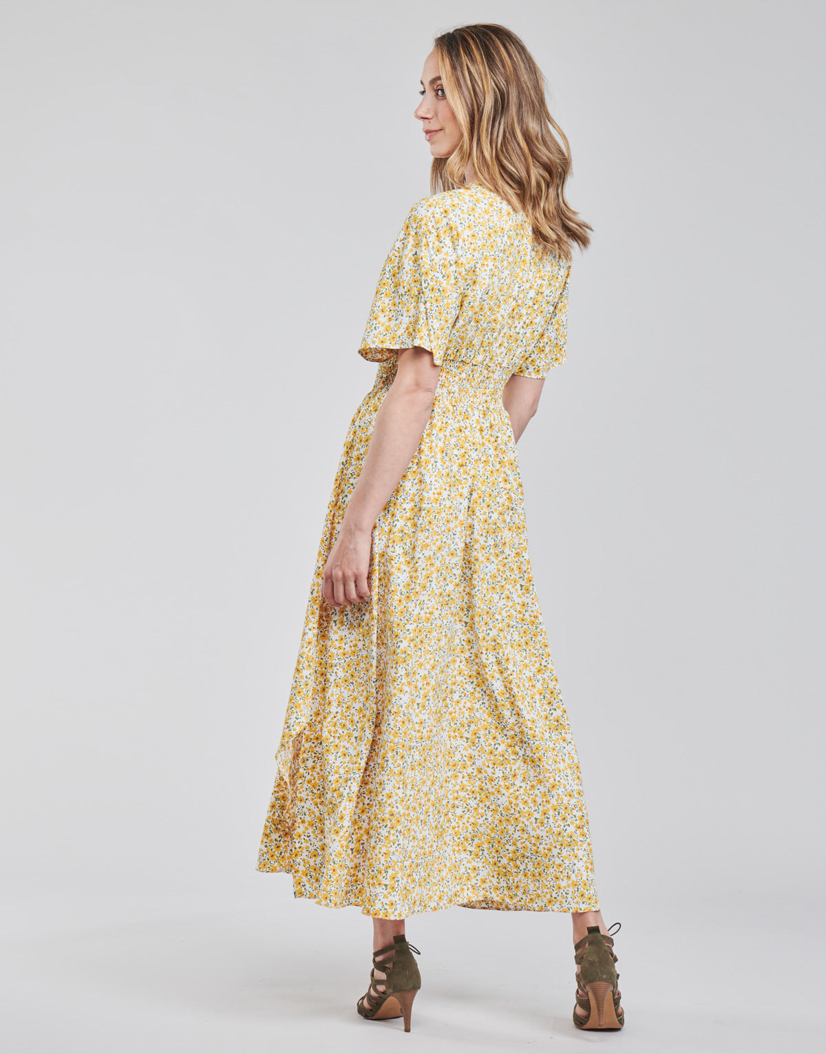 Abito lungo Donna Betty London ONINA Giallo