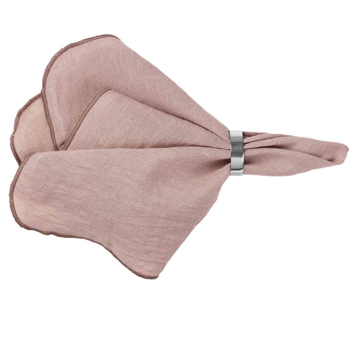 Tovaglioli da tavola Broste Copenhagen GRACIE X2 Rosa