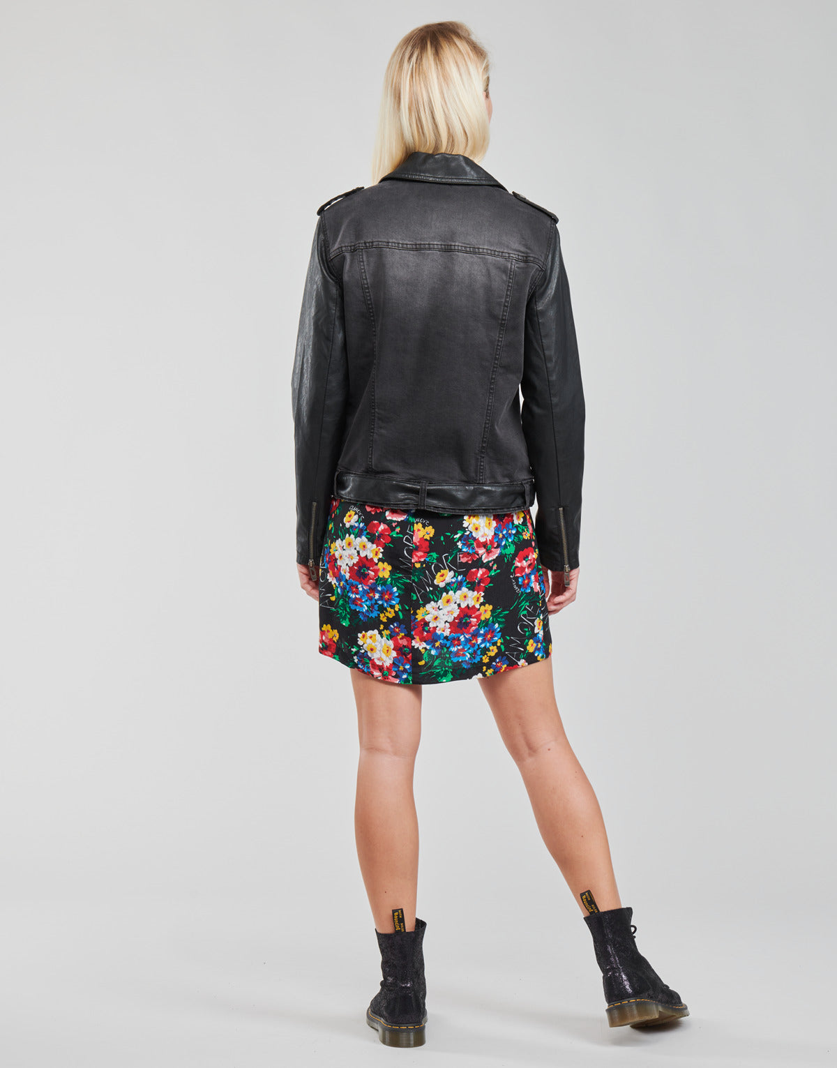 Giacca in pelle Donna Desigual MERX Nero