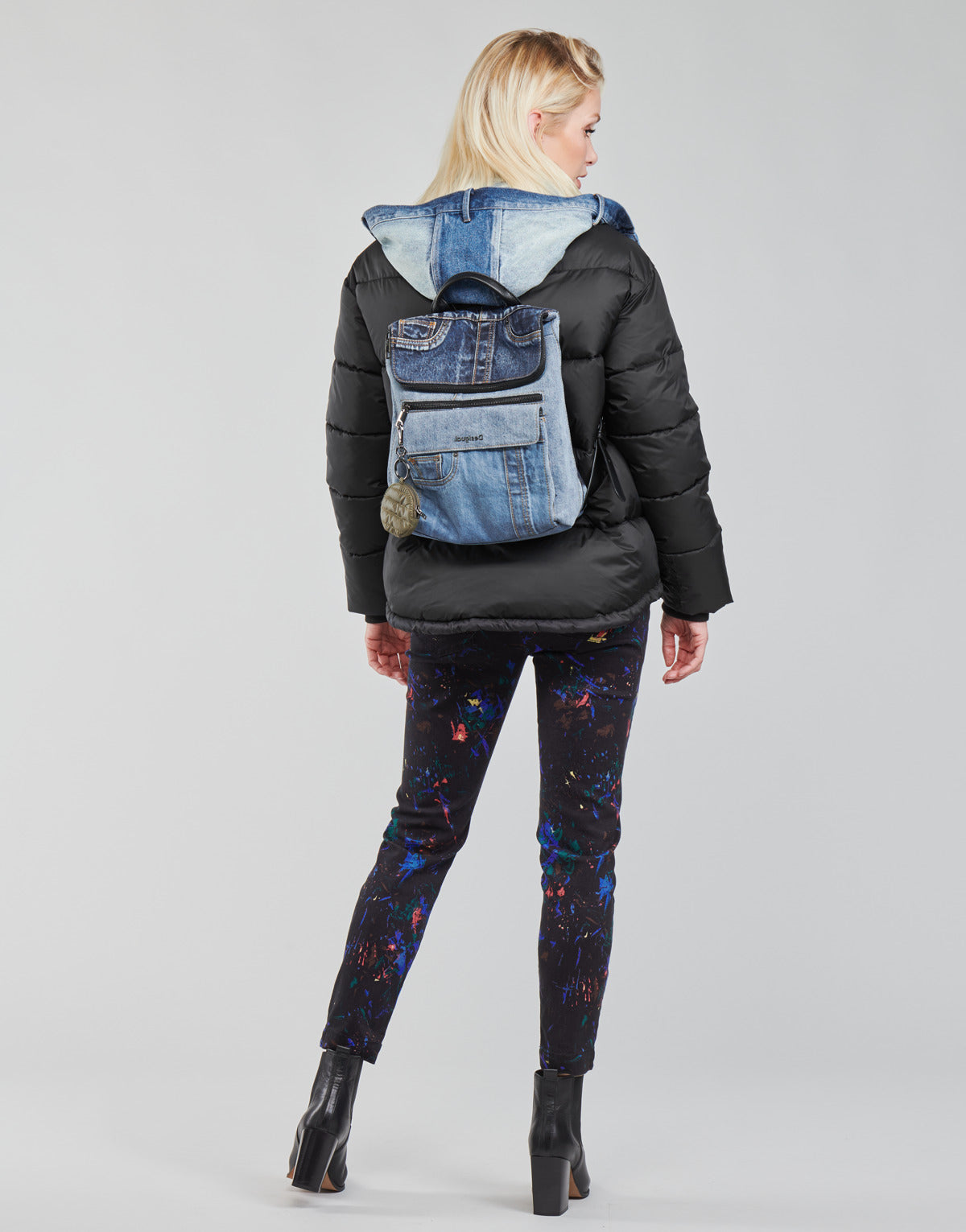 Piumino Donna Desigual AUSTEN Nero