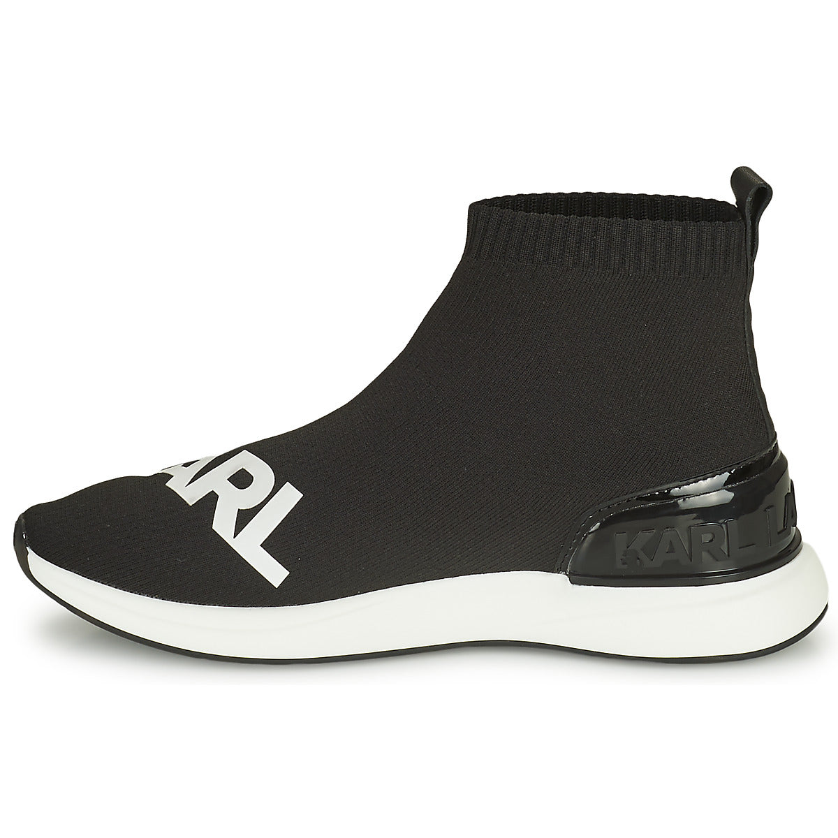 Sneakers alte Donna Karl Lagerfeld FINESSE LEGERE KNIT MID BT Nero