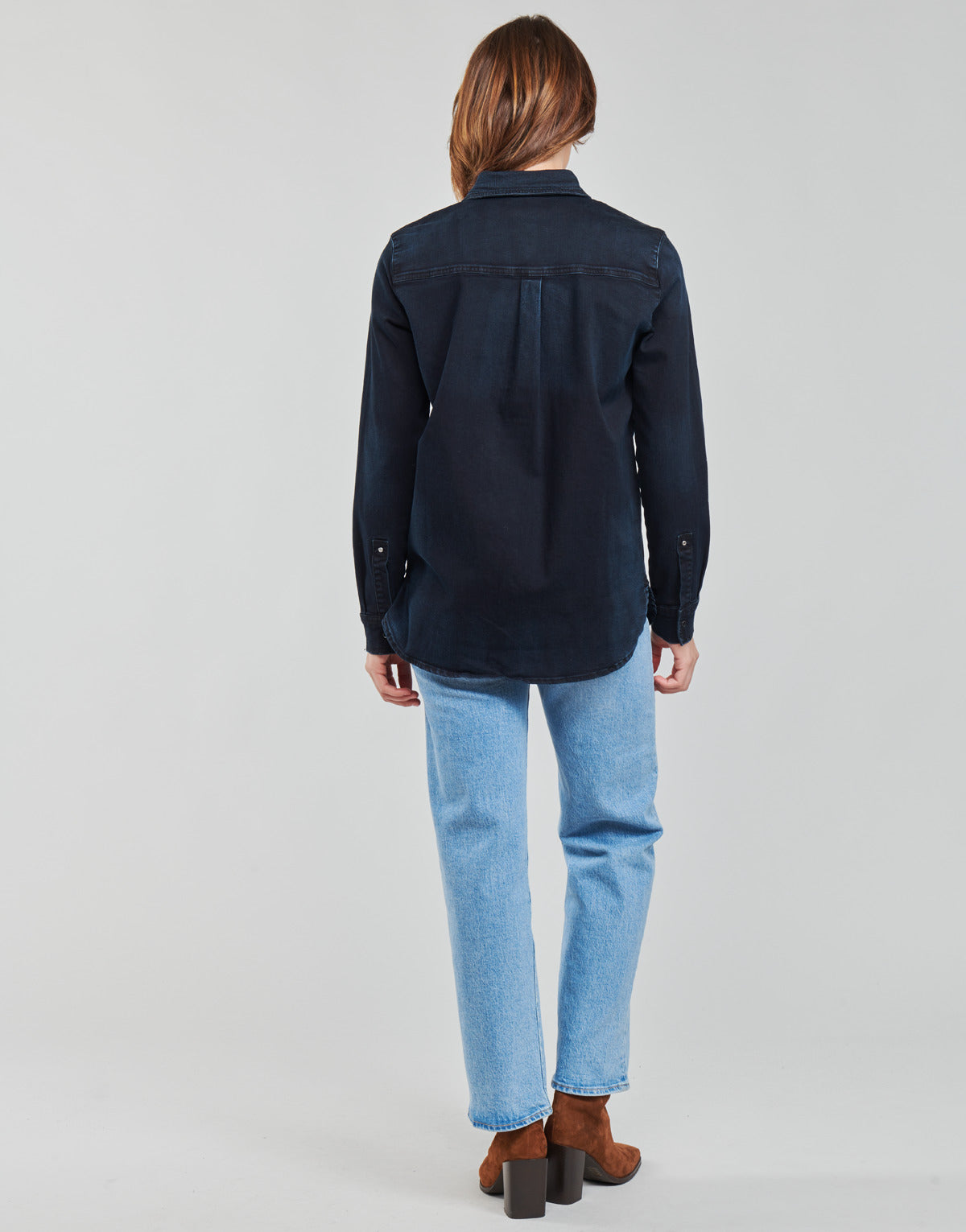 Camicia Donna Guess SEXY WESTERN L/S SHIRT Blu