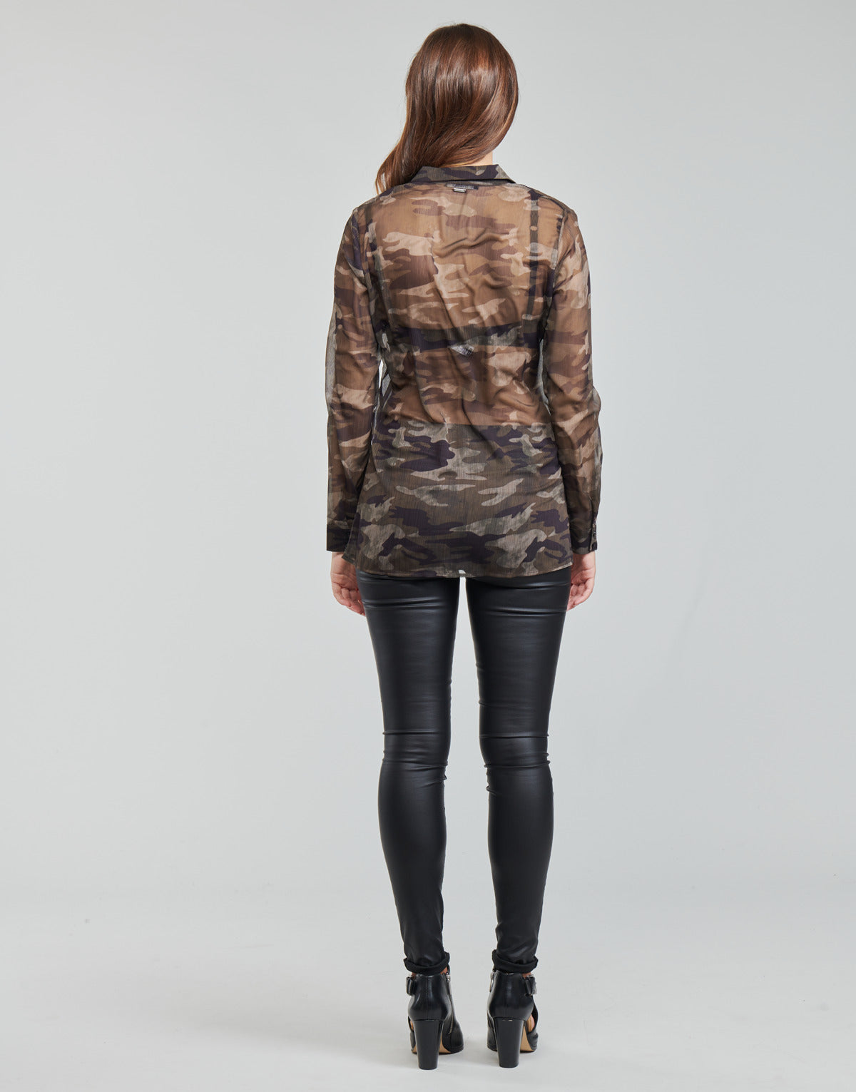 Camicia Donna Guess LS CLOUIS SHIRT Multicolore