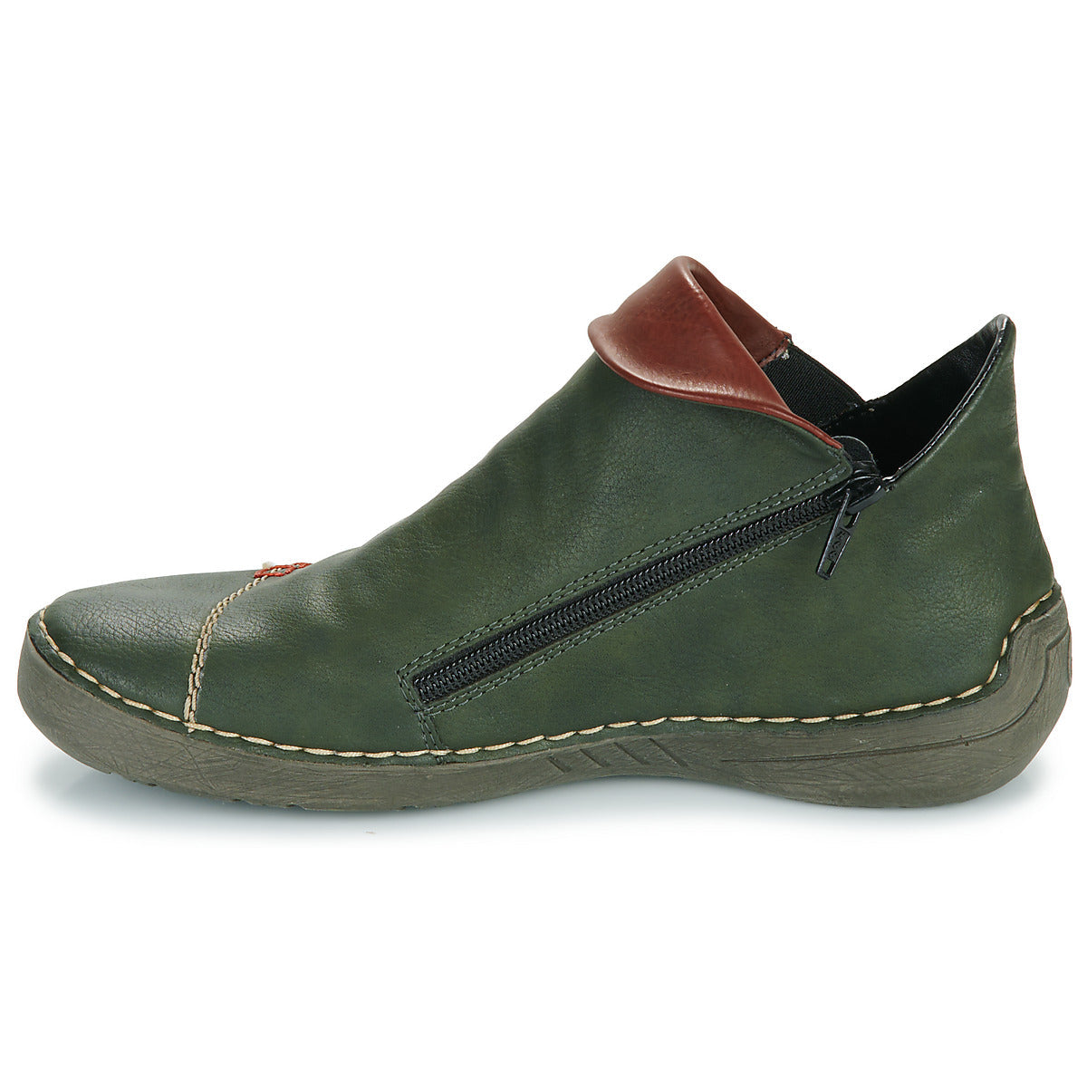 Sneakers alte Donna Rieker GIMMA Verde