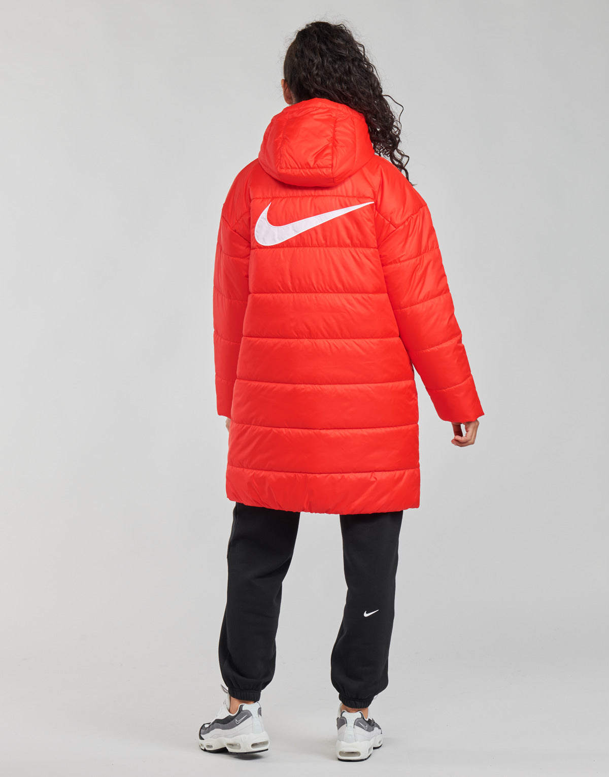 Piumino Donna Nike W NSW TF RPL CLASSIC HD PARKA Rosso