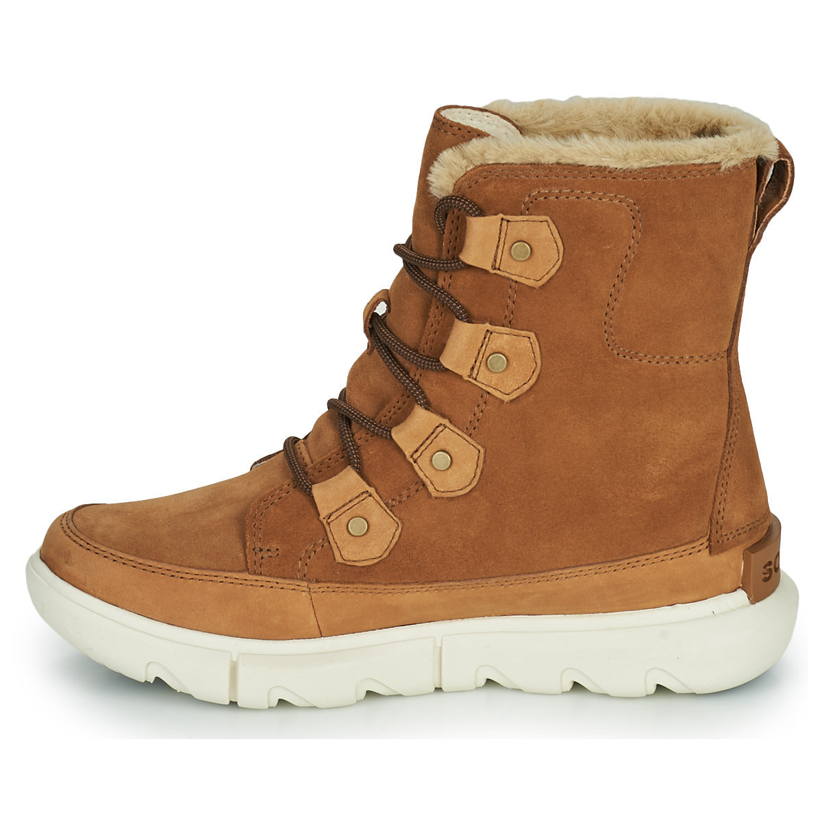 Stivaletti Donna Sorel SOREL EXPLORER II JOAN FAUX FUR Marrone