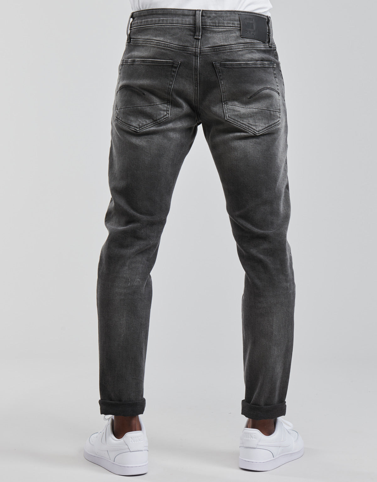 Jeans Slim Uomo G-Star Raw 3301 SLIM Grigio