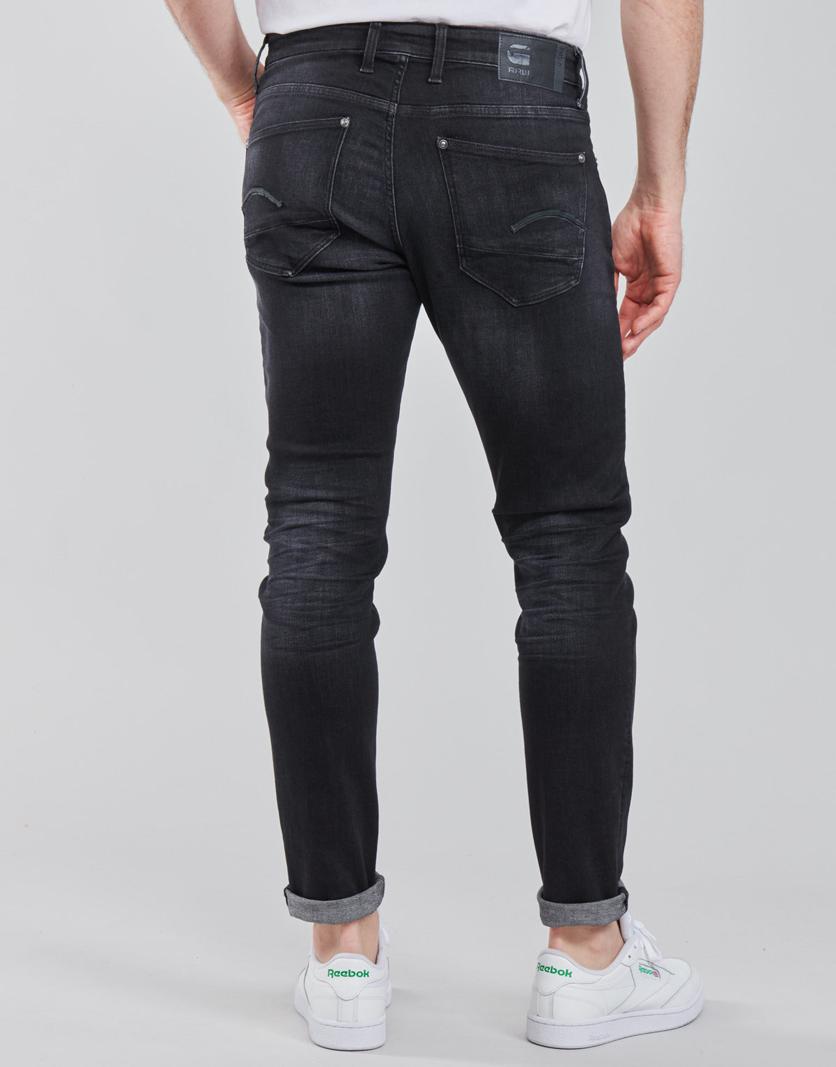 Jeans skynny Uomo G-Star Raw REVEND SKINNY Nero