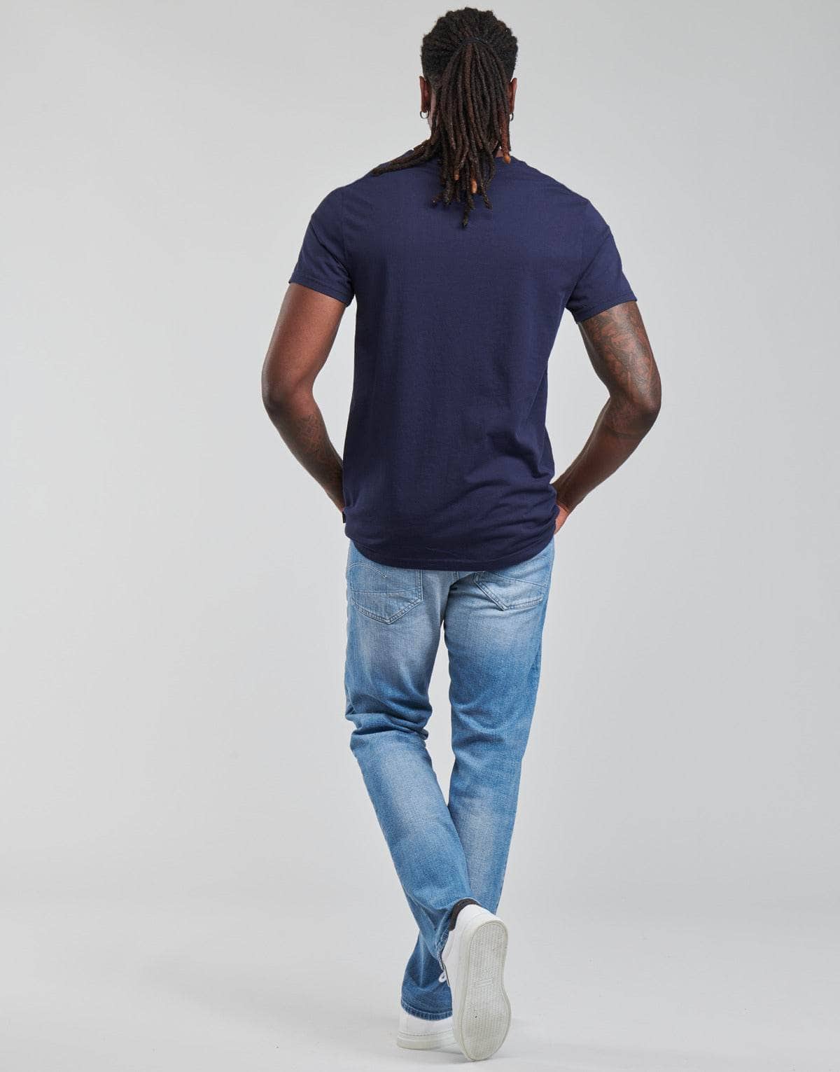 T-shirt Uomo G-Star Raw GRAPHIC 8 R T SS Blu