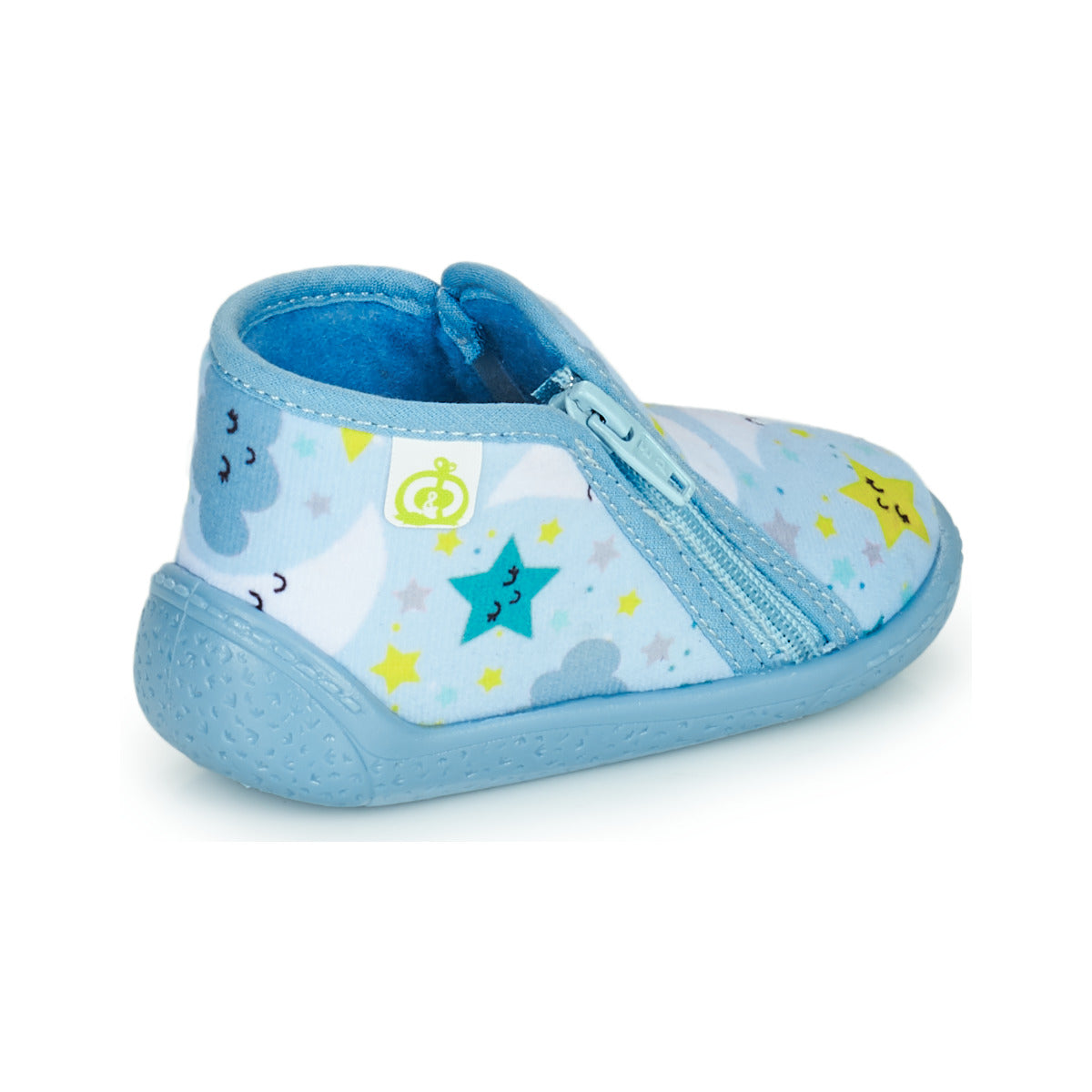 Pantofole bambini ragazza Citrouille et Compagnie PIFOU Blu