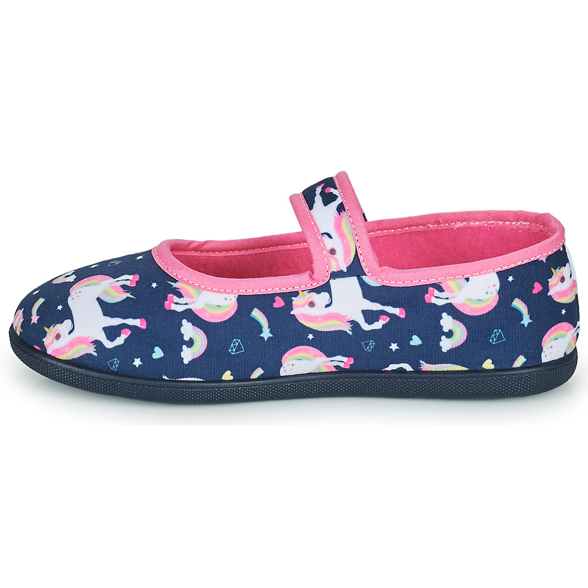 Pantofole bambini ragazza Citrouille et Compagnie PIVONA Blu