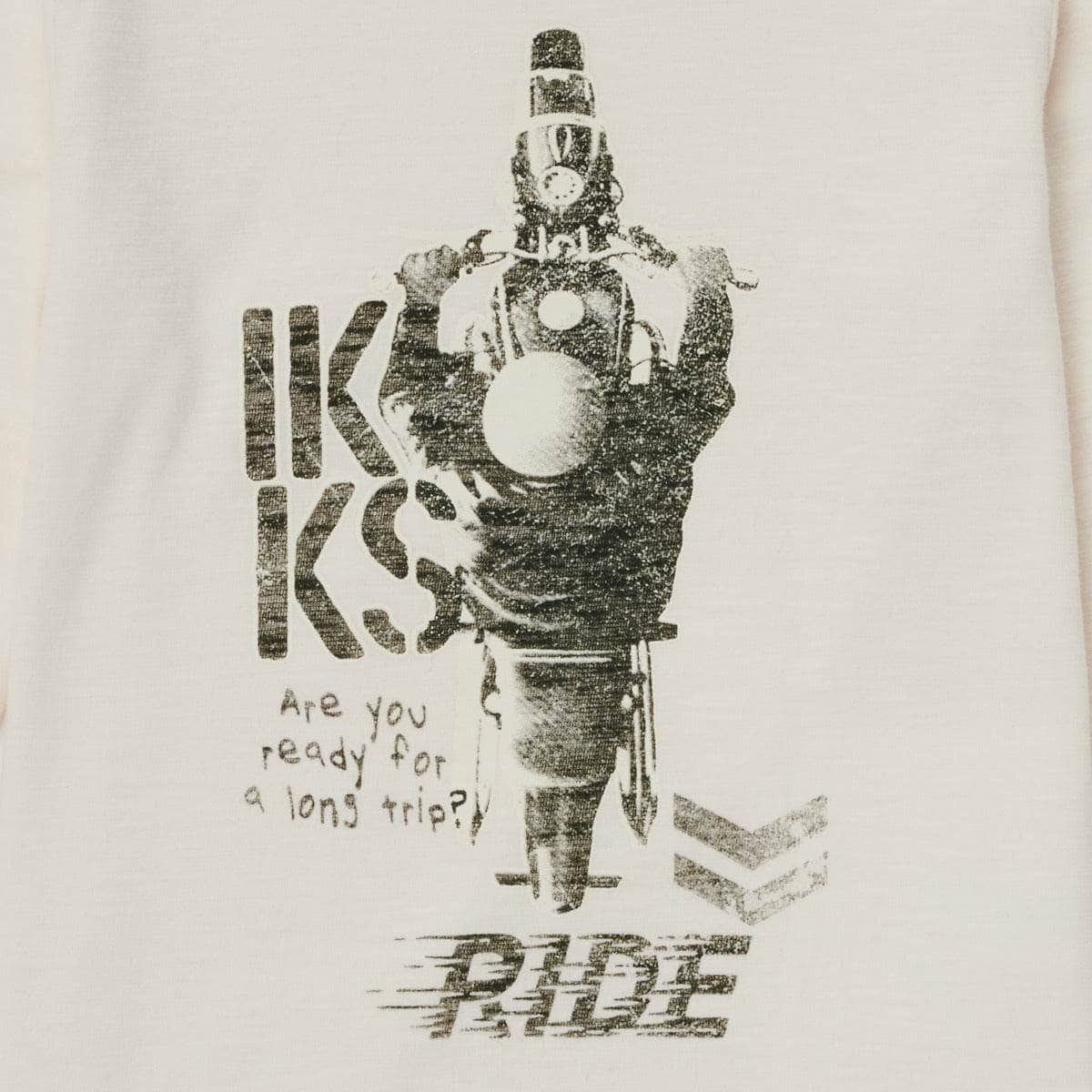 T-shirts a maniche lunghe ragazzo Ikks CERISE Bianco