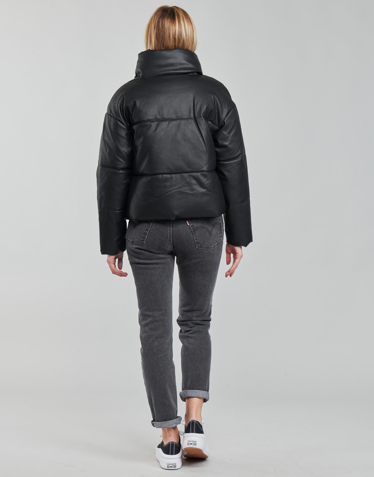 Giacca in pelle Donna Only ONLLYDIA Nero