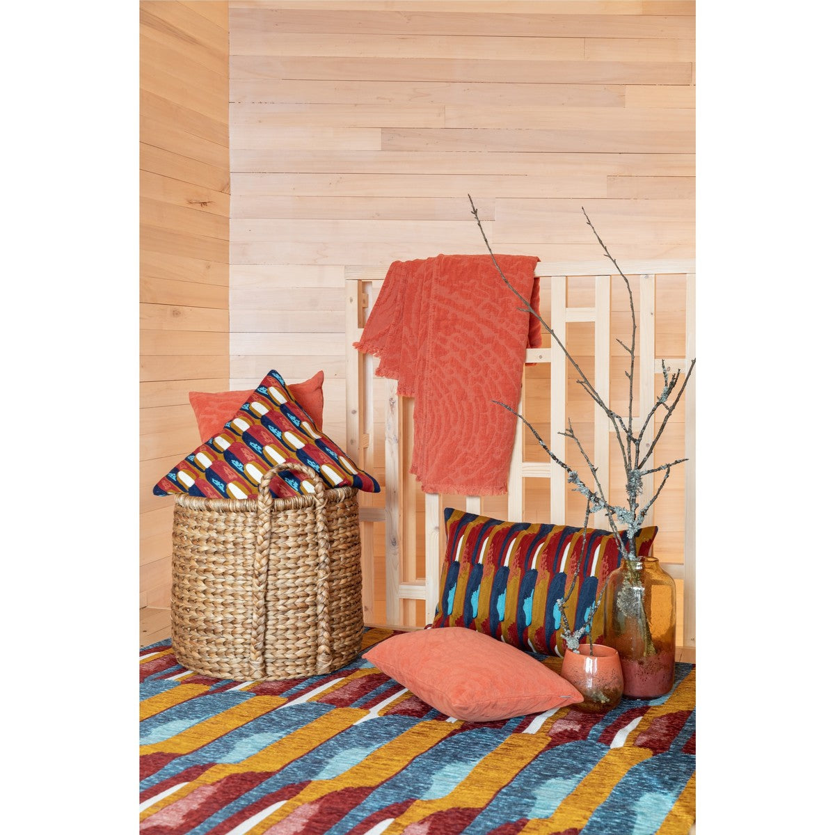 Fodere per cuscini Vivaraise INES Arancio