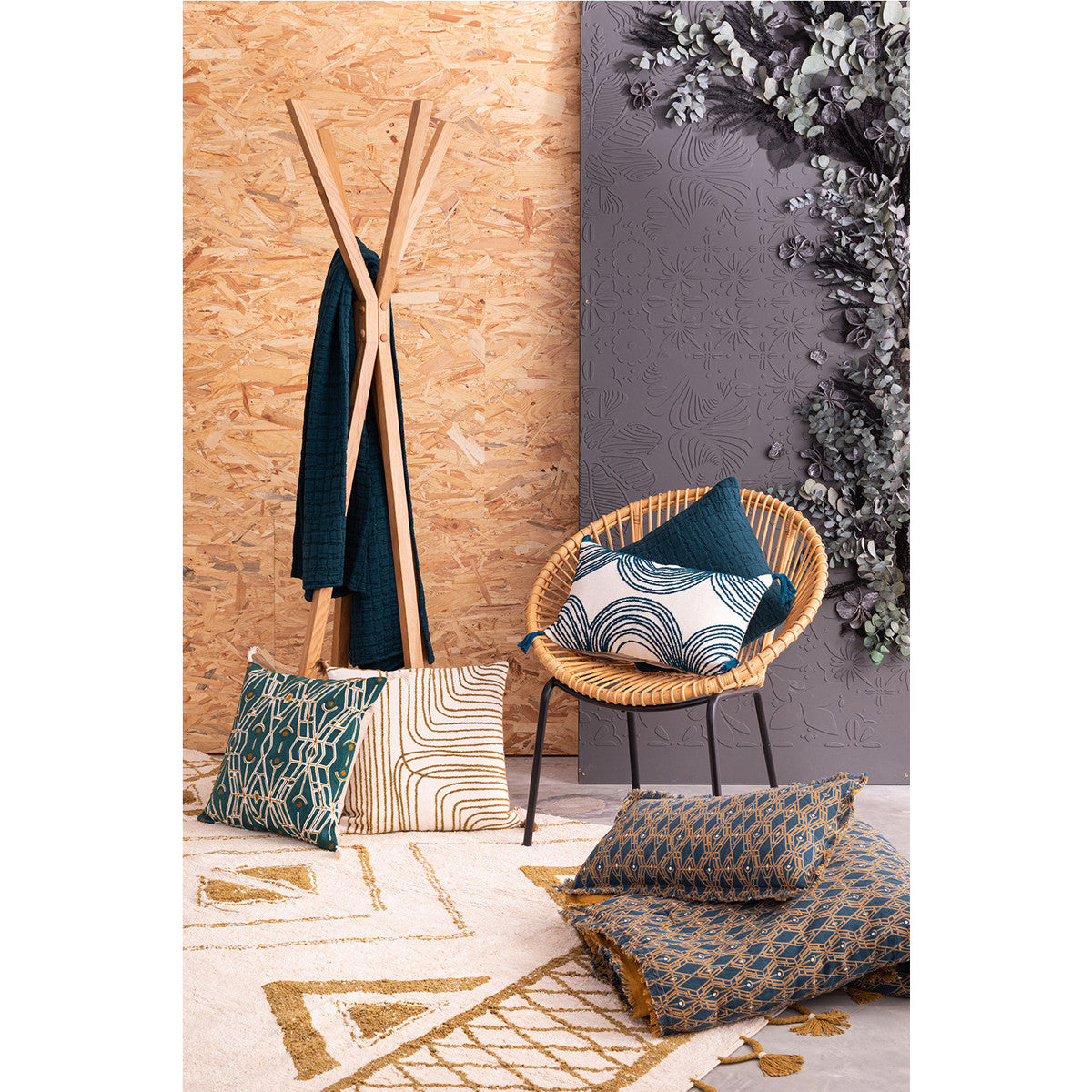 Fodere per cuscini Vivaraise SWAMI Blu