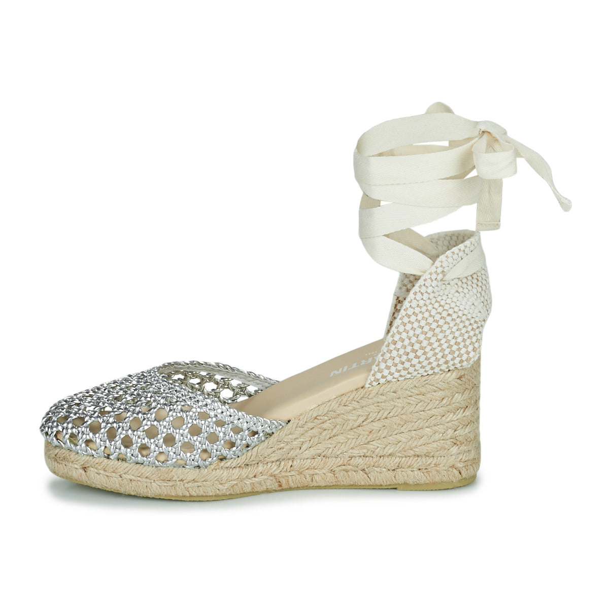 Scarpe Espadrillas Donna JB Martin VISALIA Argento