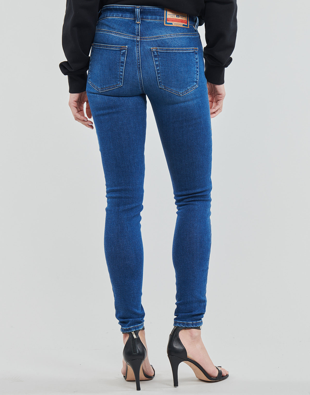 Jeans skynny Donna Diesel 2017 SLANDY Blu