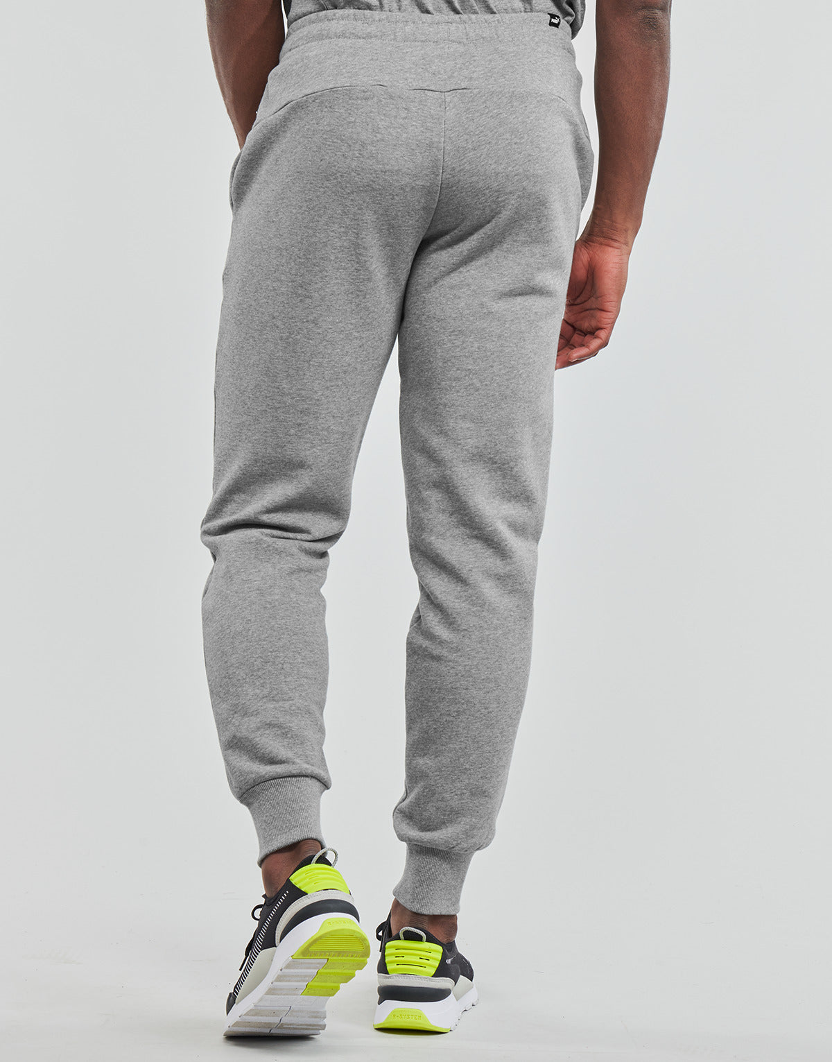 Pantaloni Sportivi Uomo Puma ESS LOGO PANT CAT FL CL Grigio
