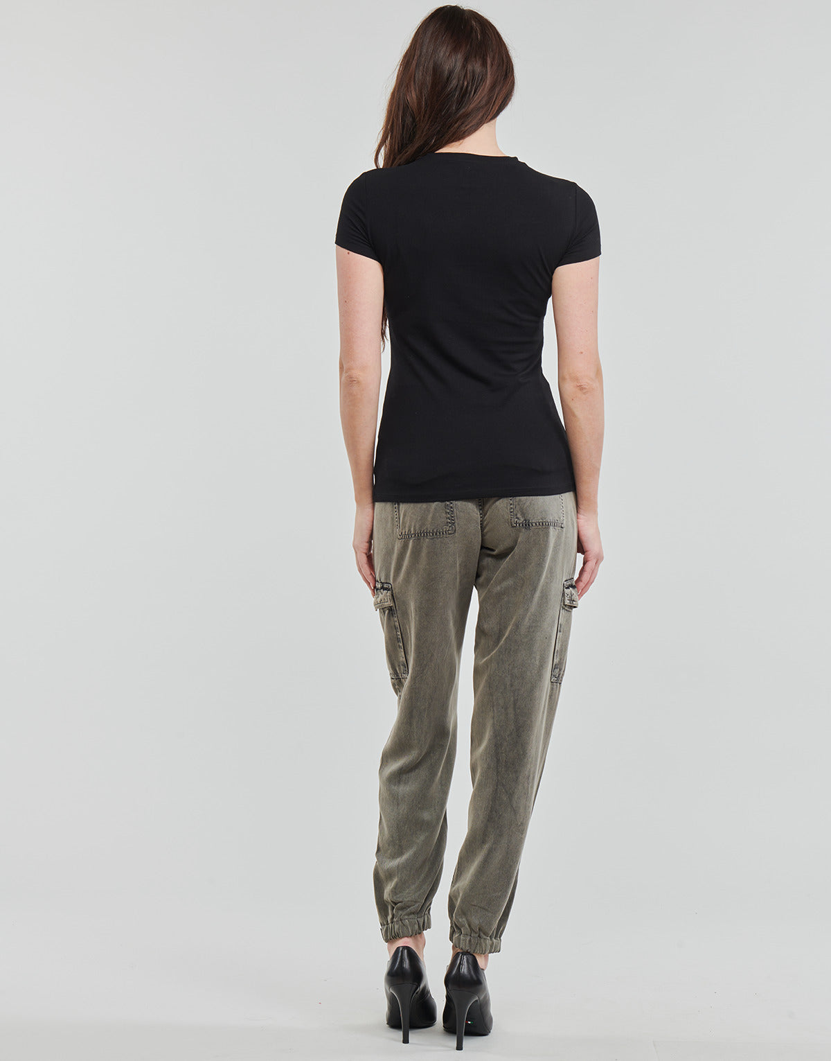 T-shirt Donna Guess SS VN KATHE TEE Nero