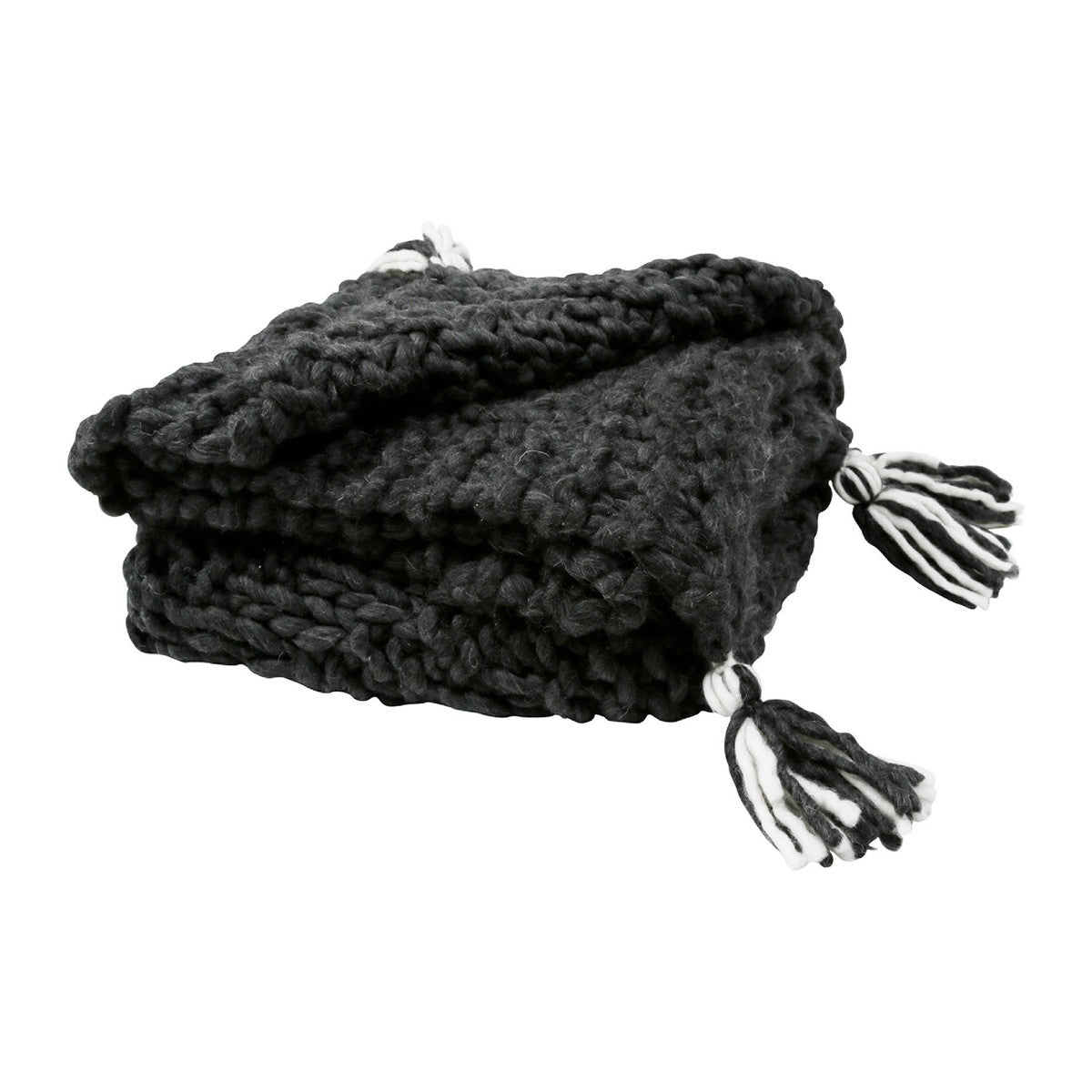 Plaid, coperte Côté Table CHALIN Grigio