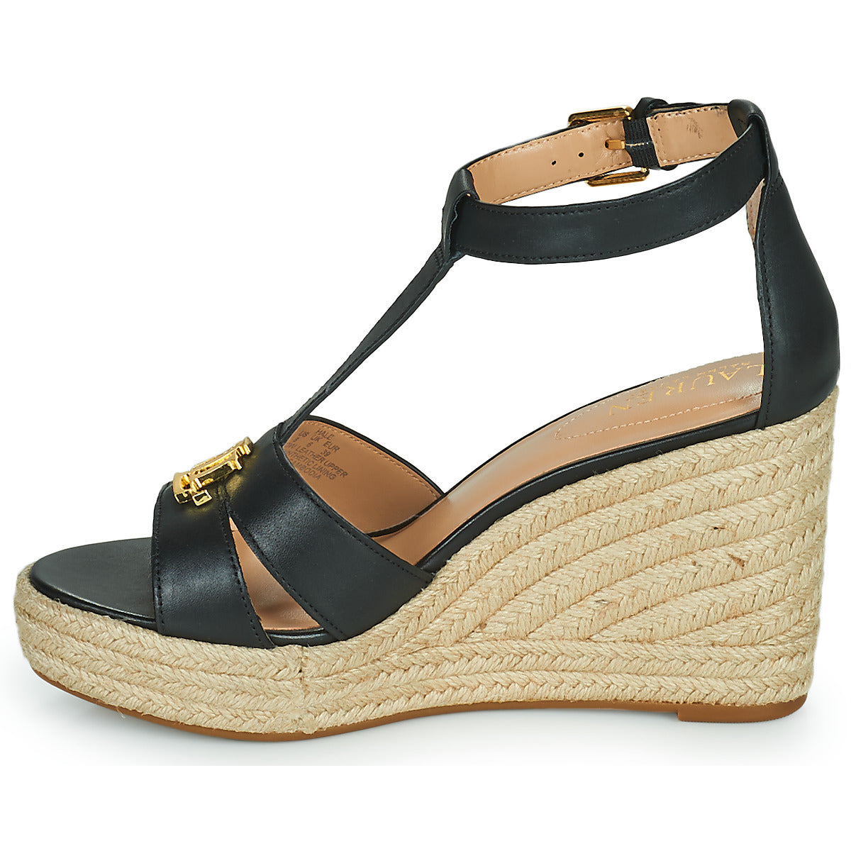 Sandali Donna Lauren Ralph Lauren HALE ESPADRILLES CASUAL Nero