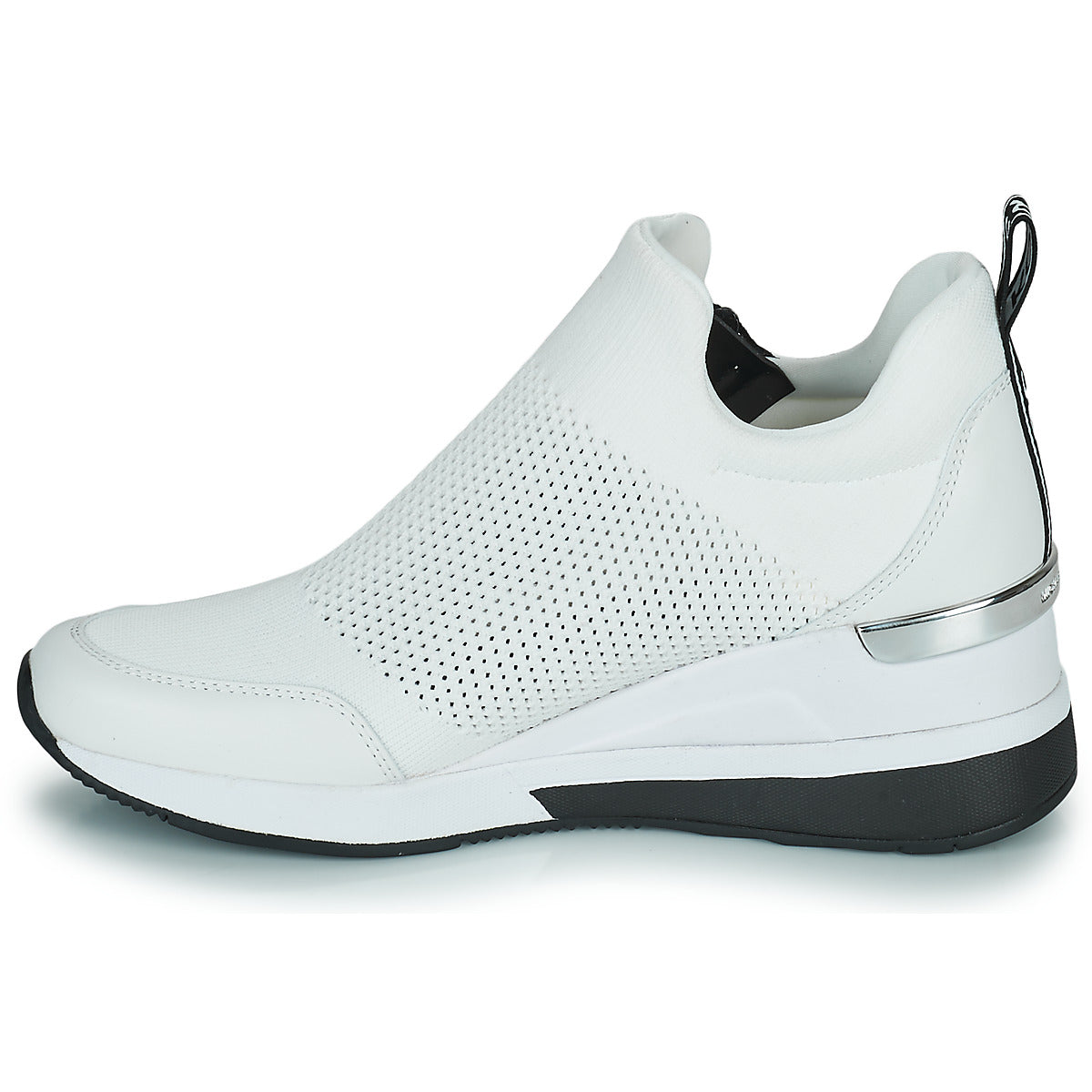 Sneakers basse Donna MICHAEL Michael Kors WILLIS WEDGE TRAINER Bianco