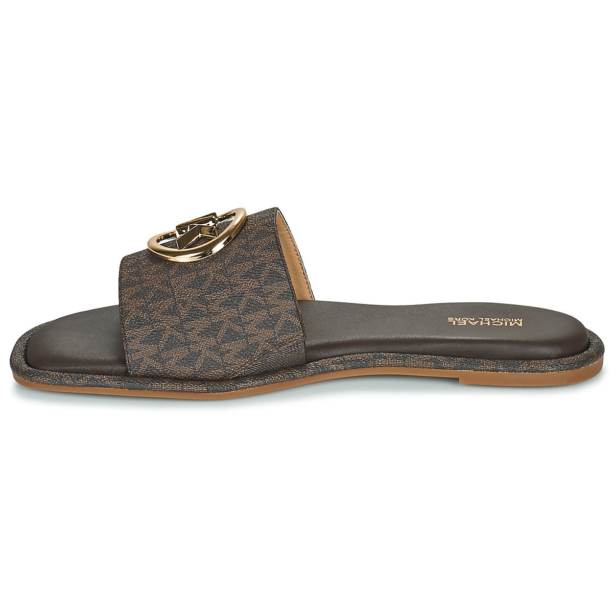 Scarpe Donna MICHAEL Michael Kors HAYWORTH SLIDE Marrone