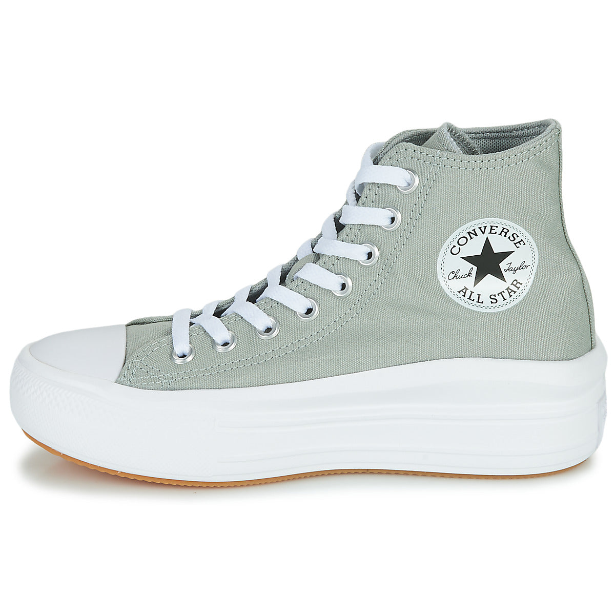 Sneakers alte Donna Converse Chuck Taylor All Star Move Platform Seasonal Color Hi Kaki