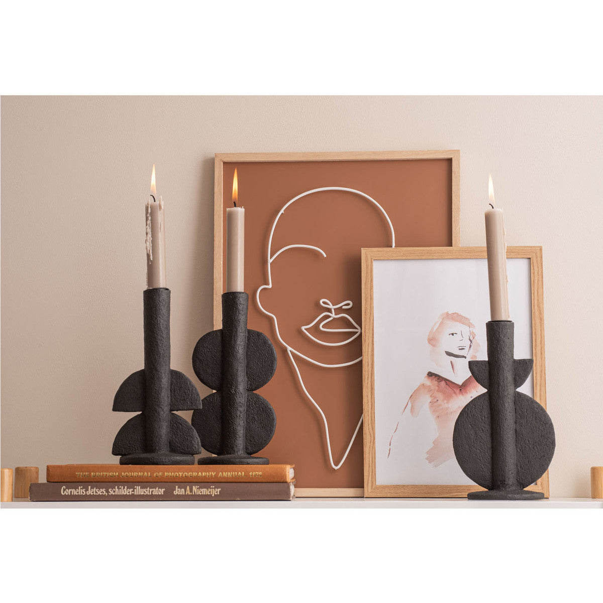 Candele, diffusori Present Time Double Nero