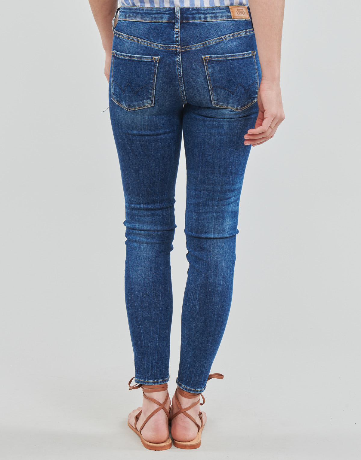 Jeans skynny Donna Le Temps des Cerises POWERC Blu
