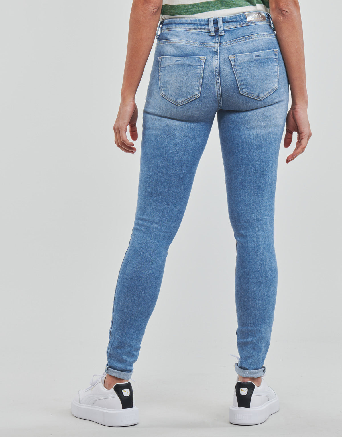 Jeans Slim Donna Only ONLSHAPE Blu