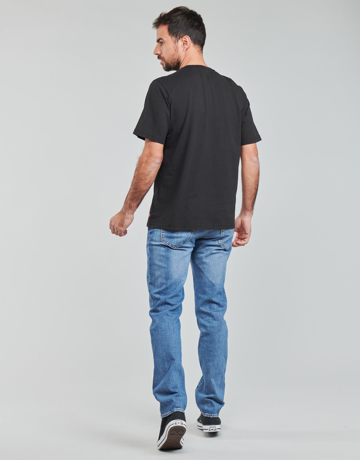 T-shirt Uomo Levis MT-GRAPHIC TEES Nero
