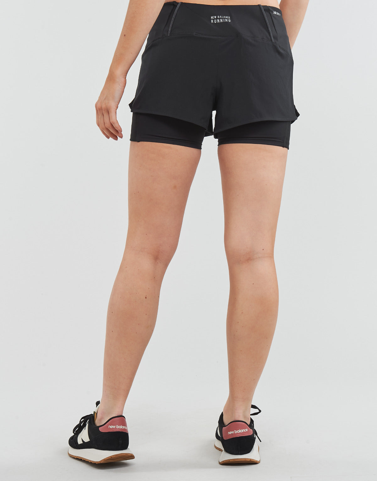 Shorts Donna New Balance IMPT RUN 2 IN 1 Nero
