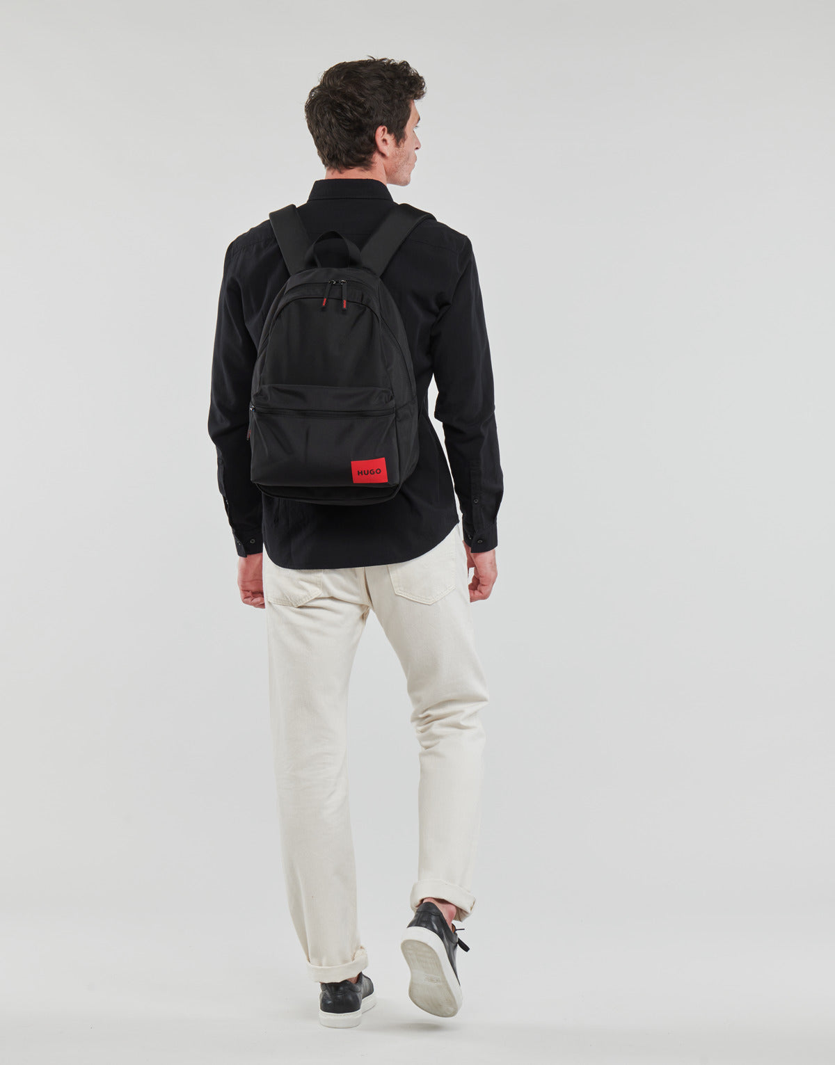 Camicia a maniche lunghe Uomo HUGO Evito Nero